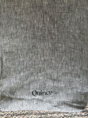 Quince Neutral European linen sheets - Brand New - Queen